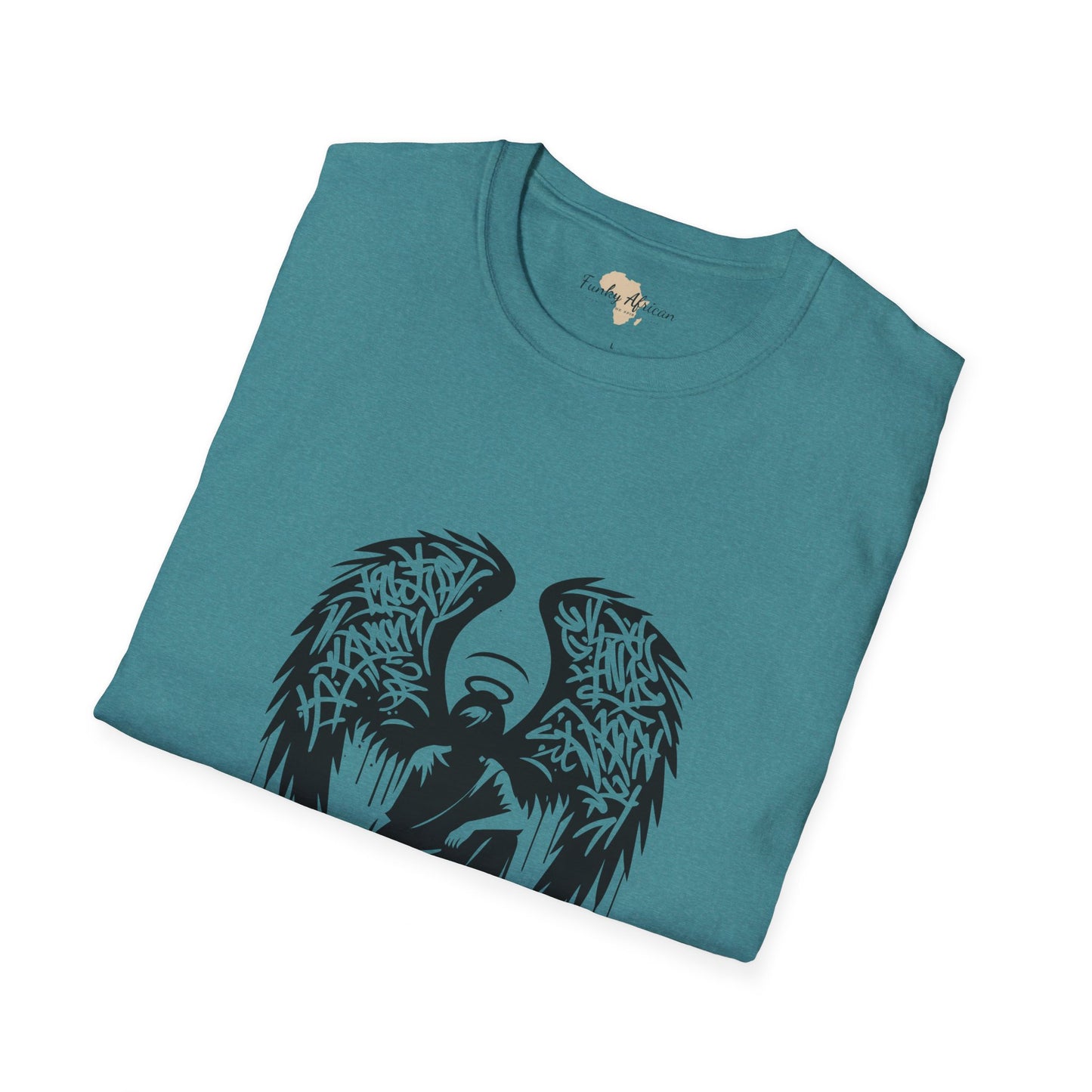 Angel graffiti unisex softstyle tee