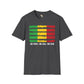Malian strip unisex softstyle tee Funky African