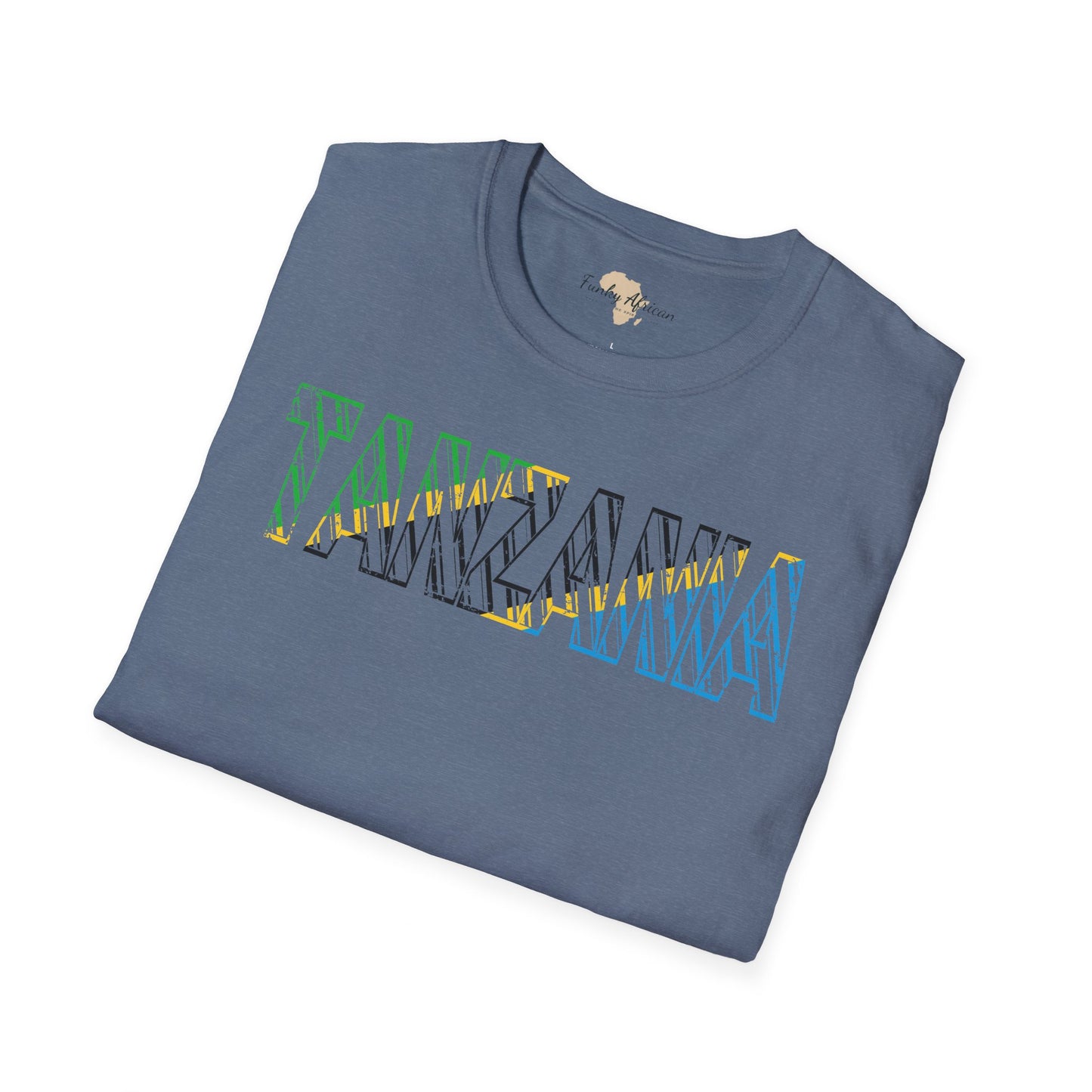 Tanzania text unisex softstyle tee