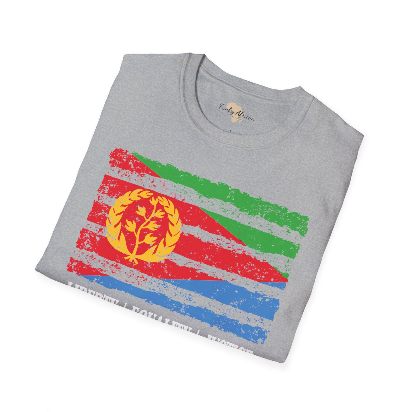 Eritrea strip unisex softstyle tee