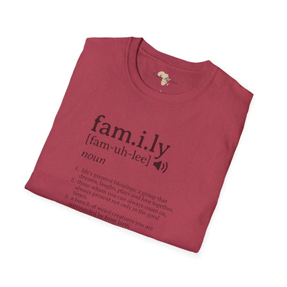 Family unisex softstyle tee