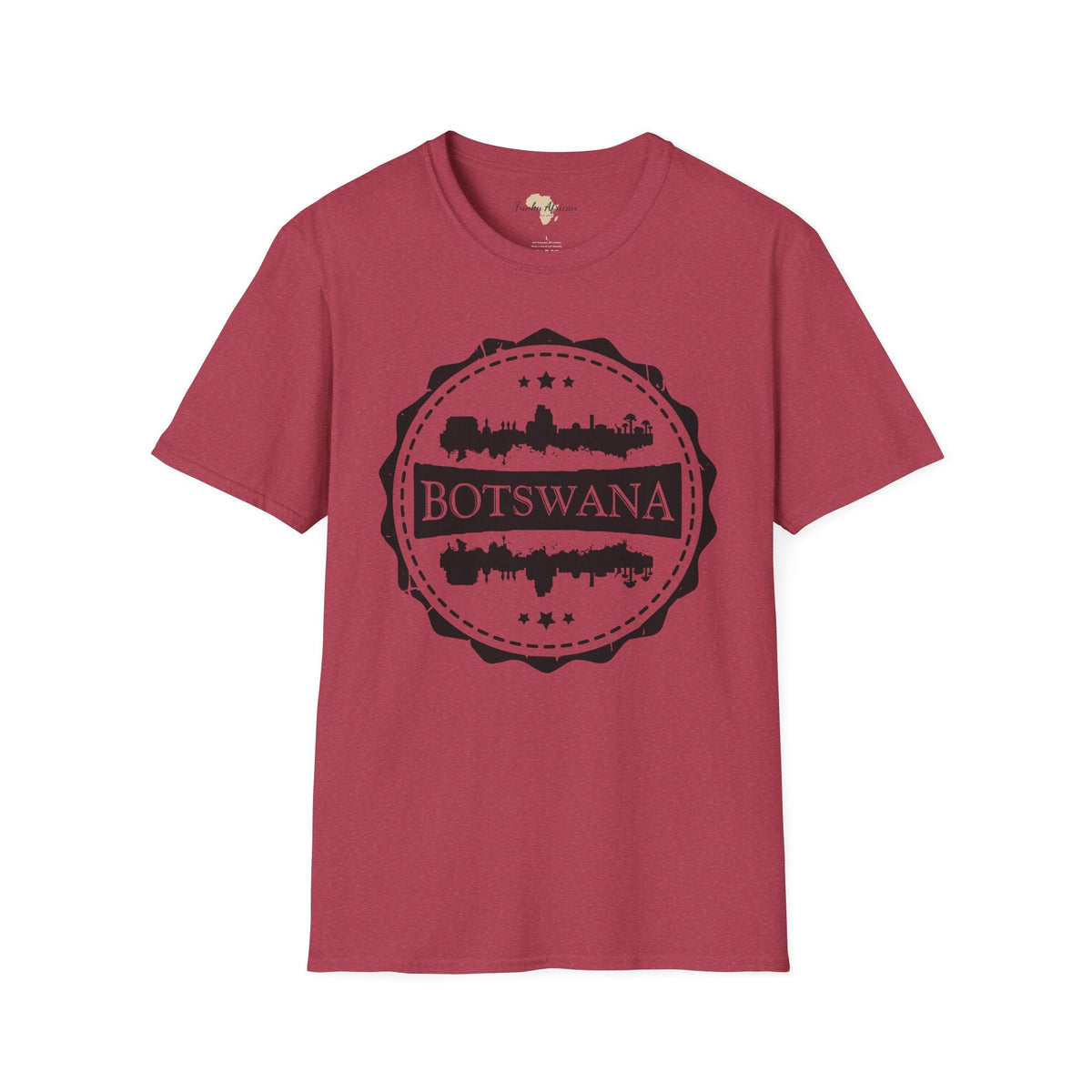 Botswana Stamp unisex tee Funky African
