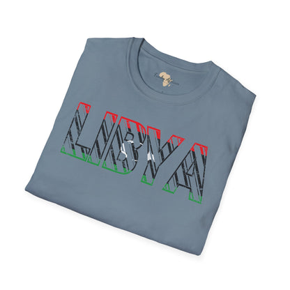 Libya text unisex softstyle tee