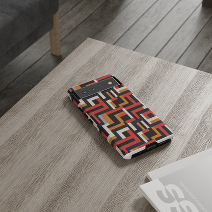 African Print Google Pixel Tough Cases