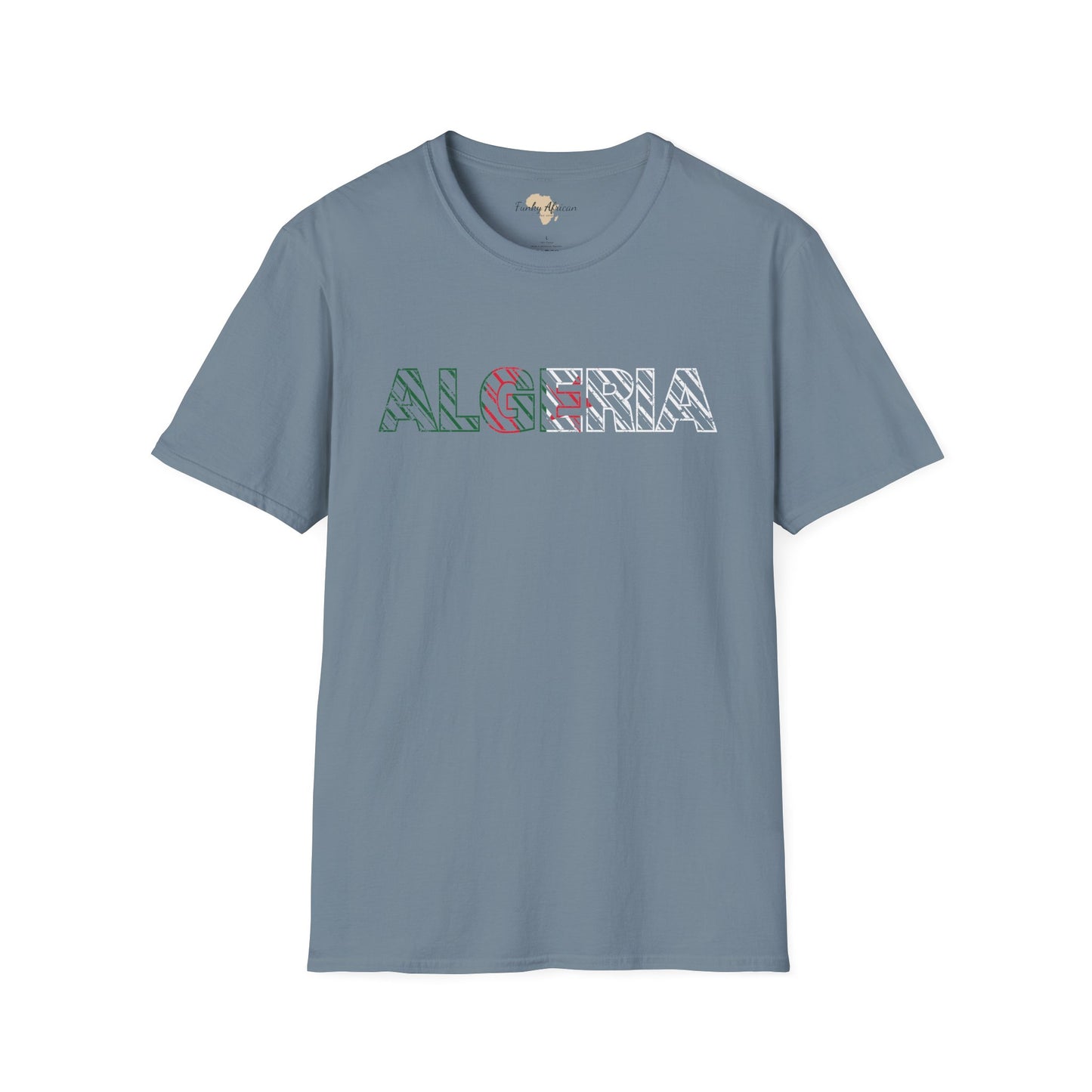 Algeria text unisex softstyle tee