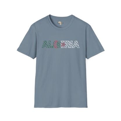 Algeria text unisex softstyle tee