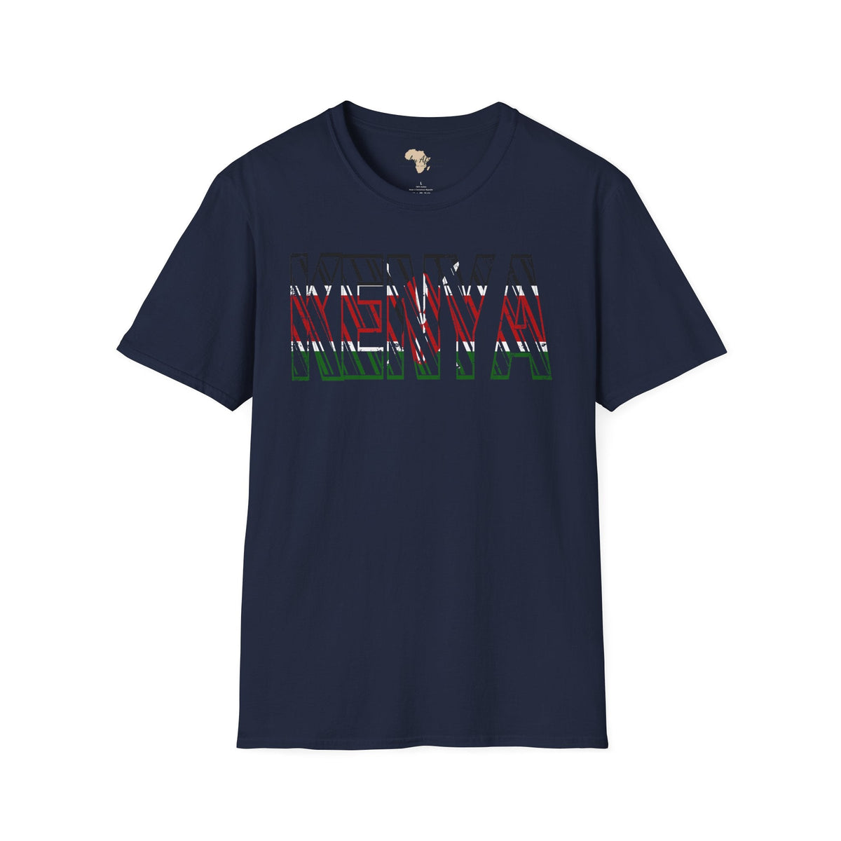 Kenya text unisex softstyle tee Funky African