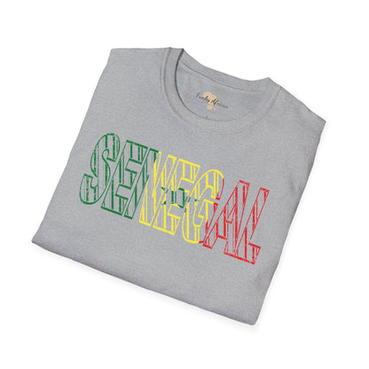 Senegal text unisex softstyle tee