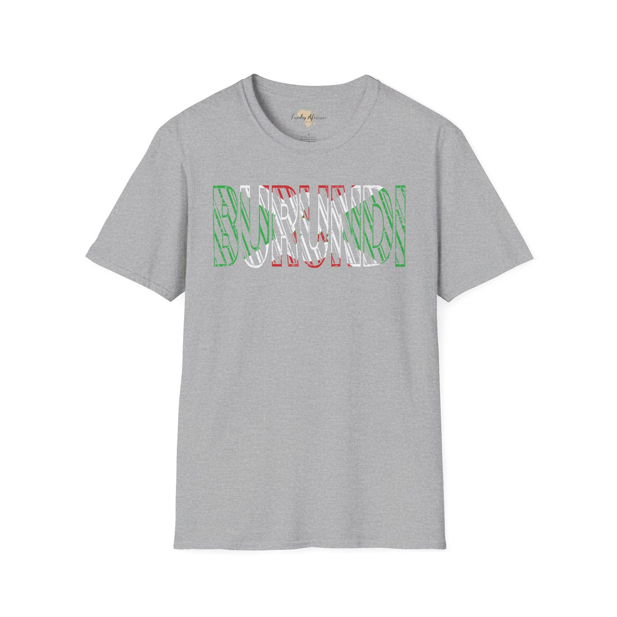 Burundi text unisex softstyle tee Funky African