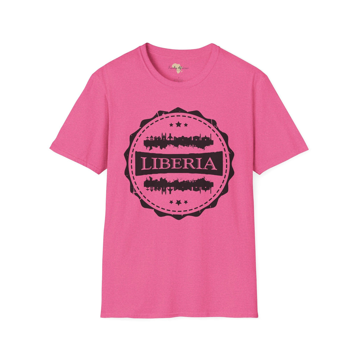 Liberia Stamp unisex tee Funky African