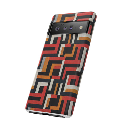 African Print Google Pixel Tough Cases