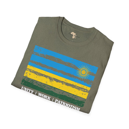 Rwanda strip unisex softstyle tee