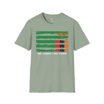 Zambia strip unisex softstyle tee