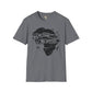 African map graffiti unisex softstyle tee Funky African