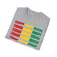 Guinean strip unisex softstyle tee Funky African
