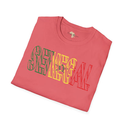 Senegal text unisex softstyle tee