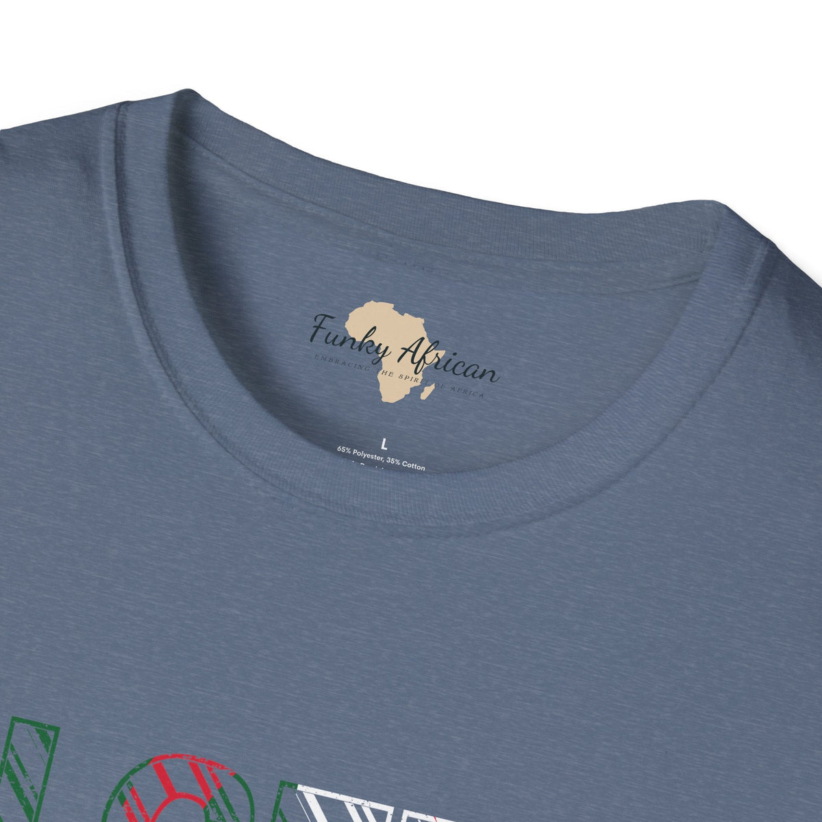 Algeria text unisex softstyle tee Funky African