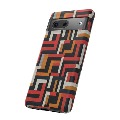 African Print Google Pixel Tough Cases