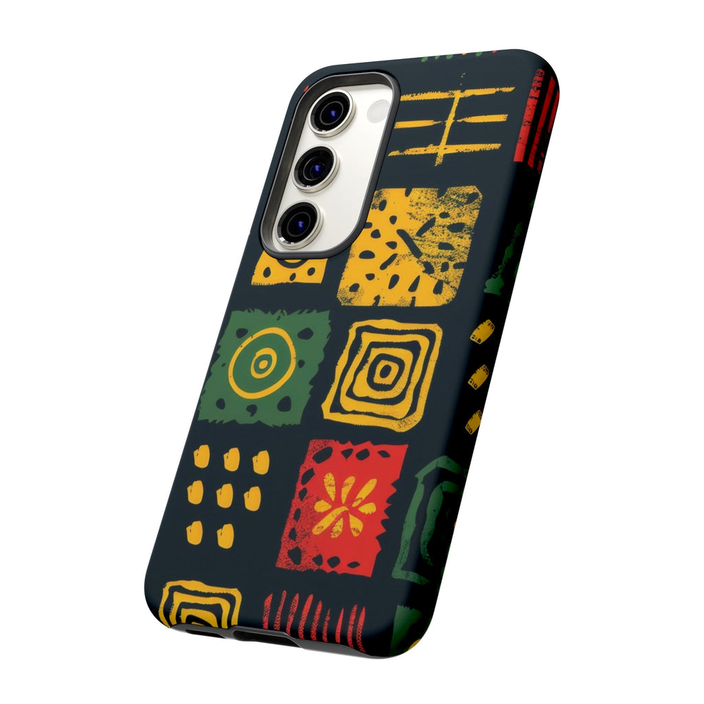 African Print Samsung Galaxy Tough Case Funky African