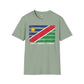 Namibia strip unisex softstyle tee Funky African