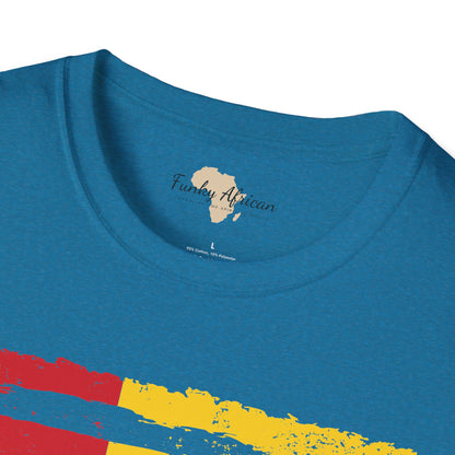 Guinea-Bissau strip unisex softstyle tee