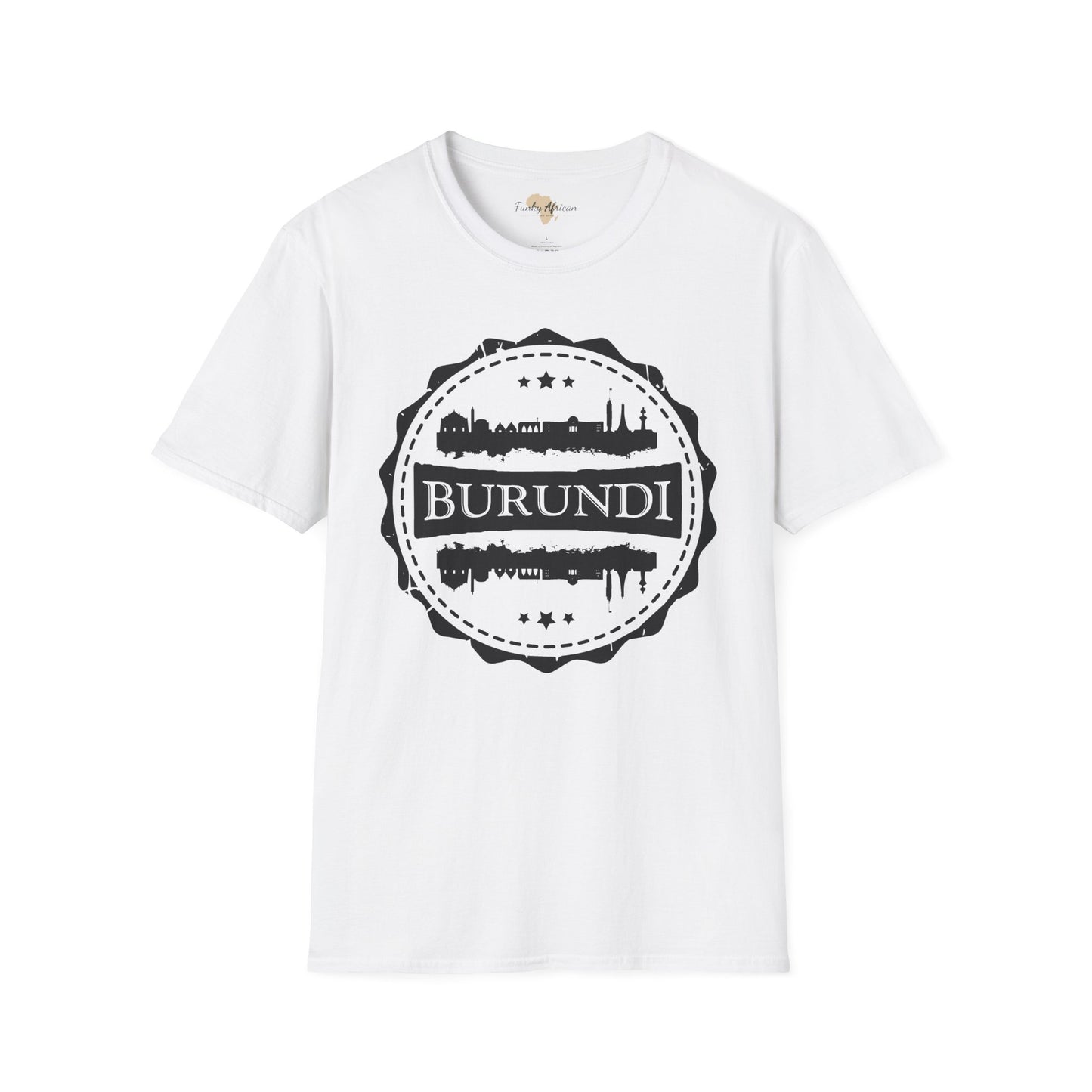 Burundi Stamp unisex tee