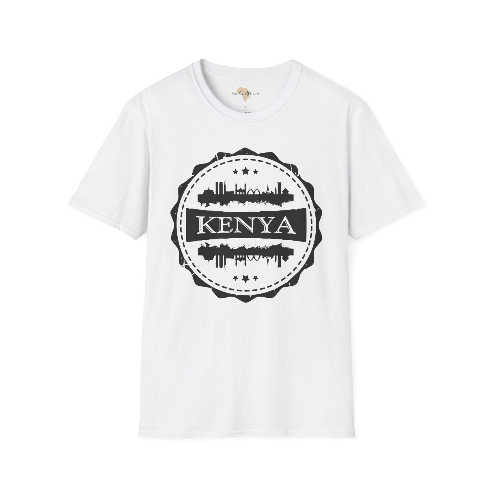 Kenya Stamp unisex tee Funky African