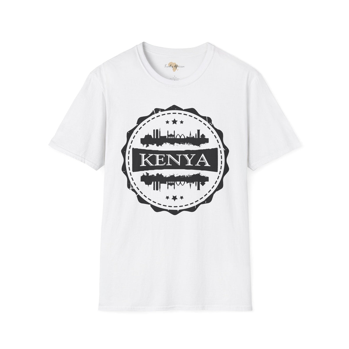 Kenya Stamp unisex tee Funky African