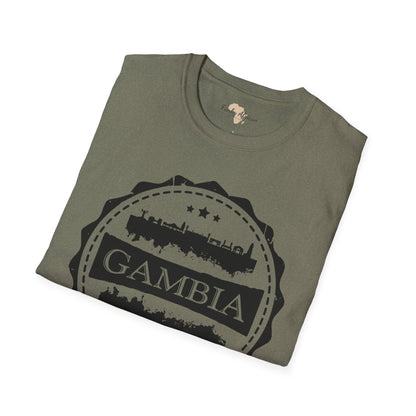 Gambia Stamp unisex tee