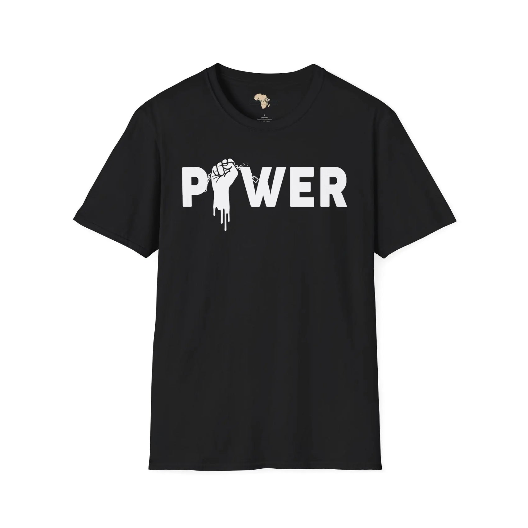 Power unisex softstyle tee Funky African