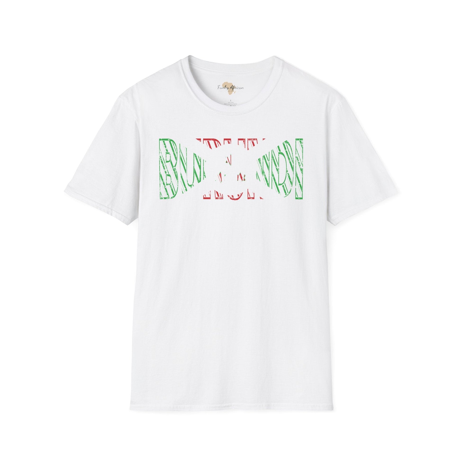 Burundi text unisex softstyle tee Funky African