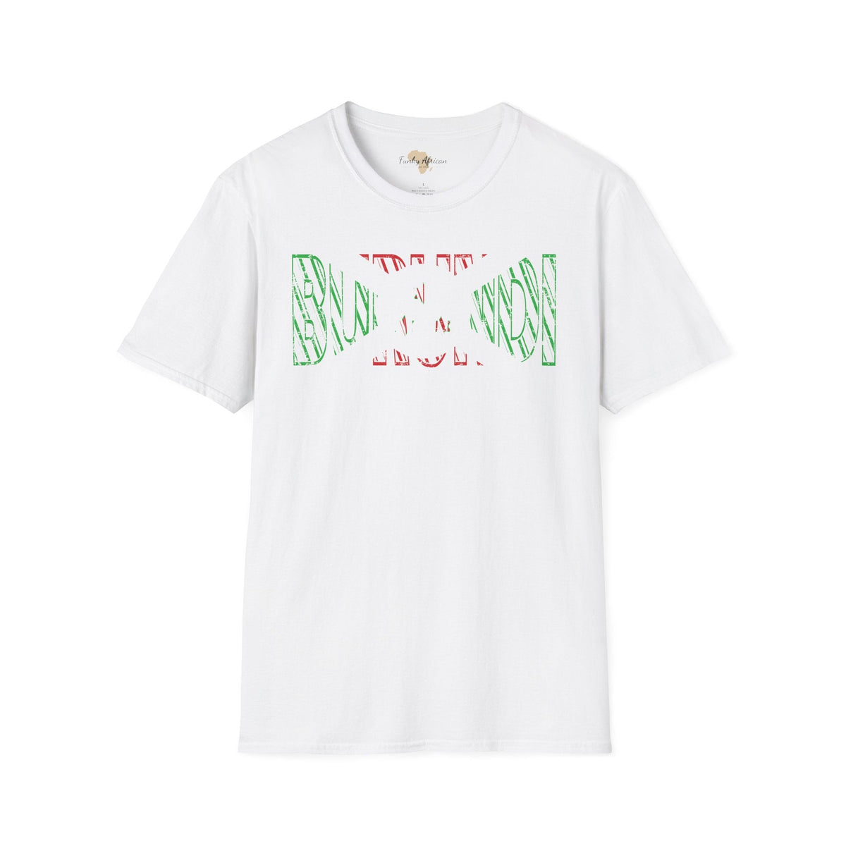 Burundi text unisex softstyle tee Funky African