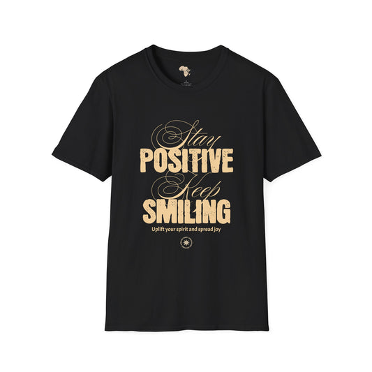 Stay positive unisex softstyle tee