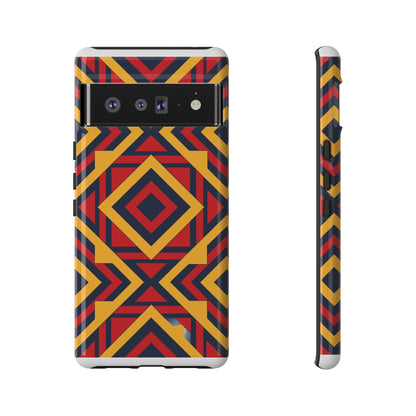 African Print Google Pixel Tough Cases