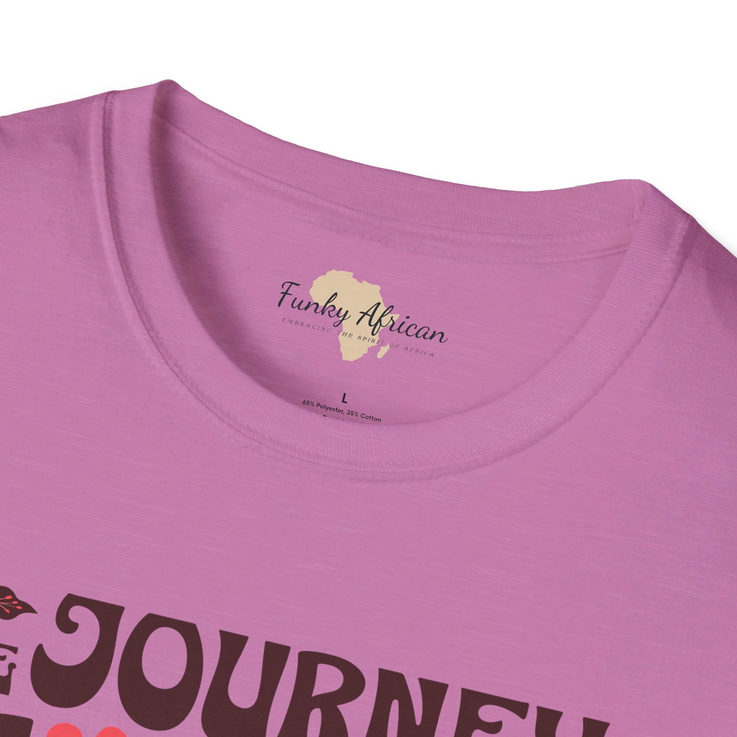 Embrace the journey unisex softstyle tee