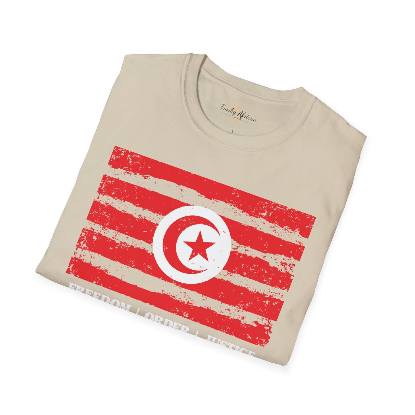 Tunisia strip unisex softstyle tee