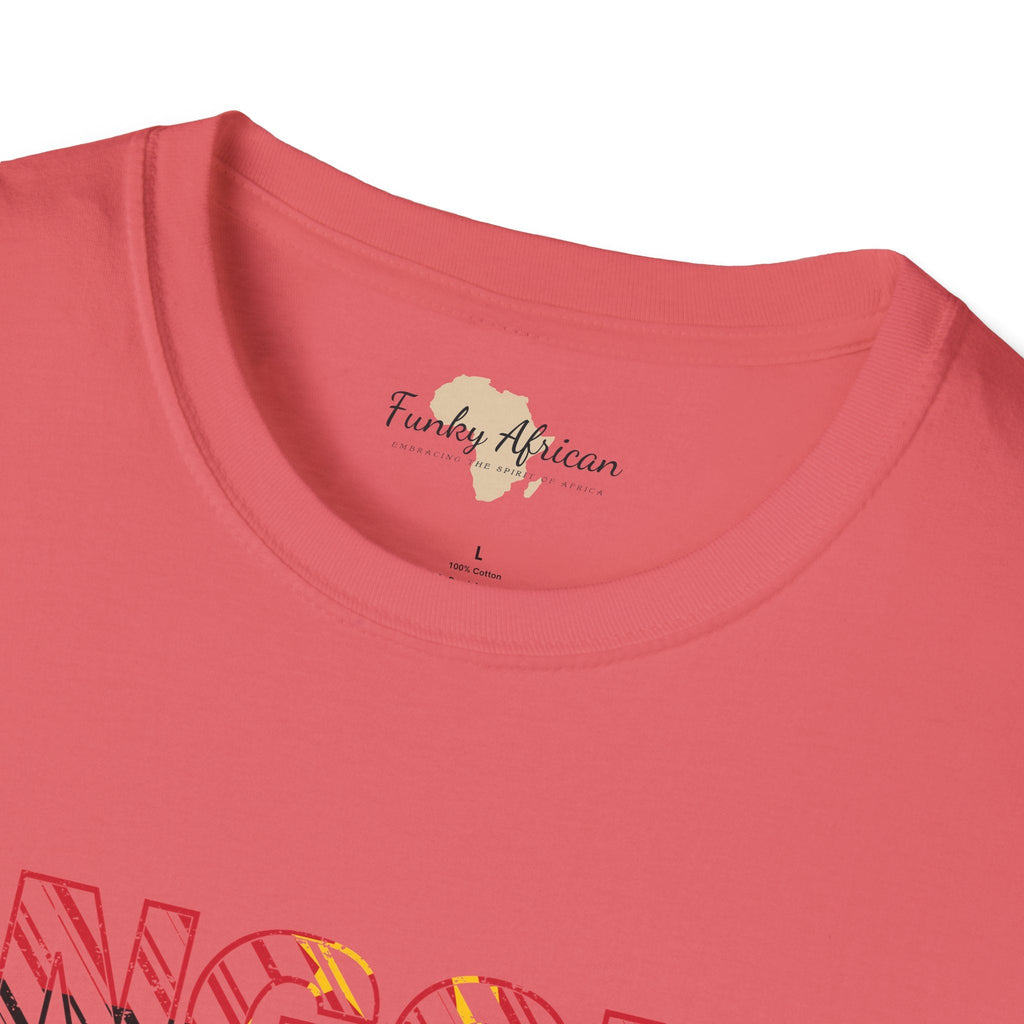 Angola text unisex softstyle tee Funky African