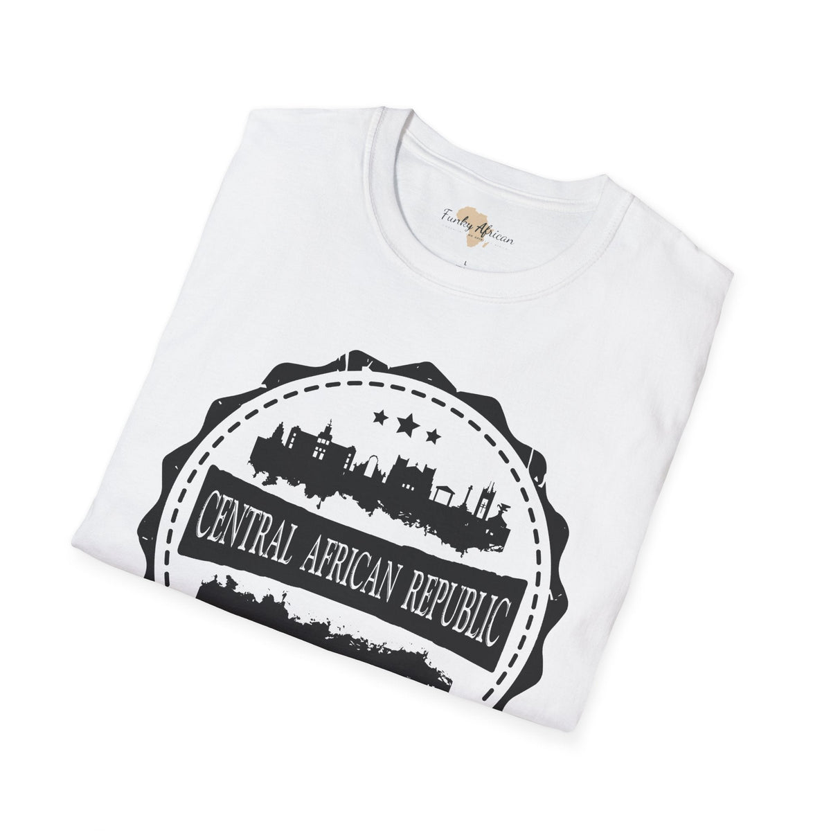 Central African Republic Stamp unisex tee Funky African