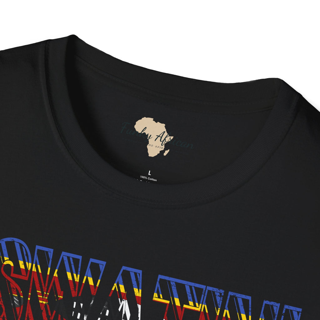 Eswatini text unisex softstyle tee Funky African