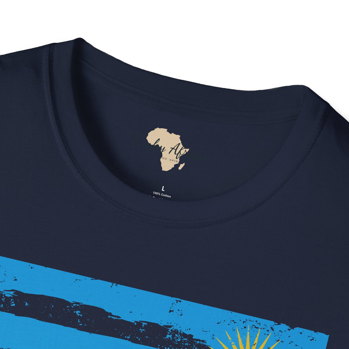 Rwanda strip unisex softstyle tee Funky African