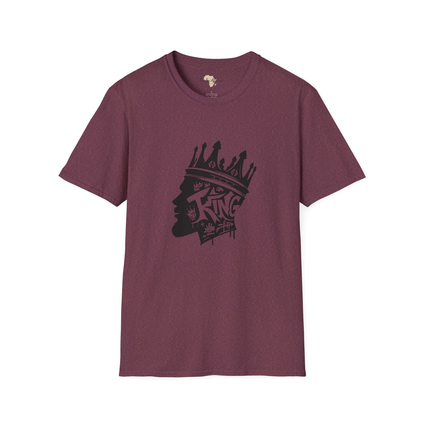 African King graffiti unisex softstyle tee