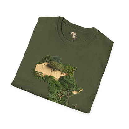 African forest unisex softstyle tee