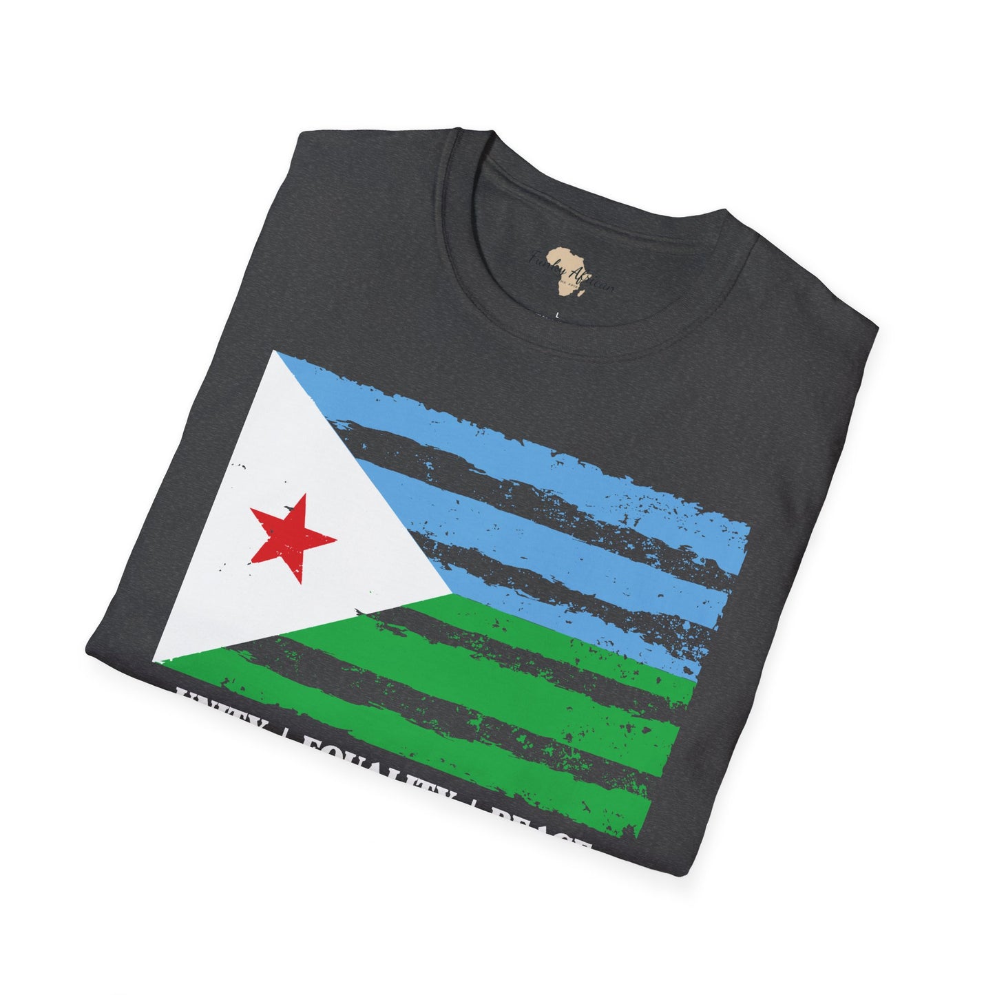 Djibouti strip unisex softstyle tee