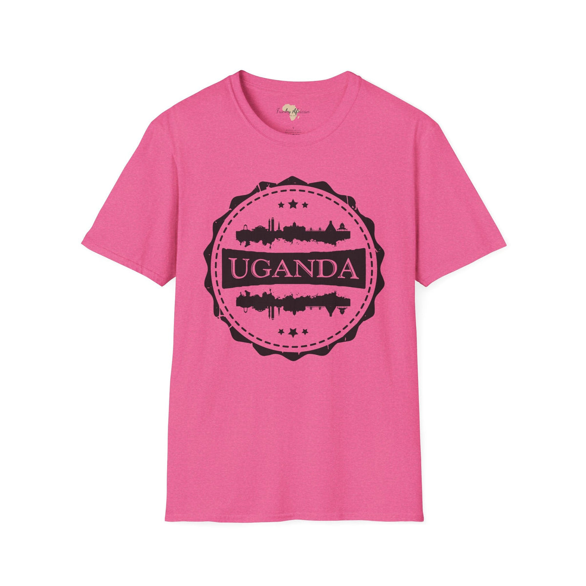 Uganda Stamp unisex tee Printify
