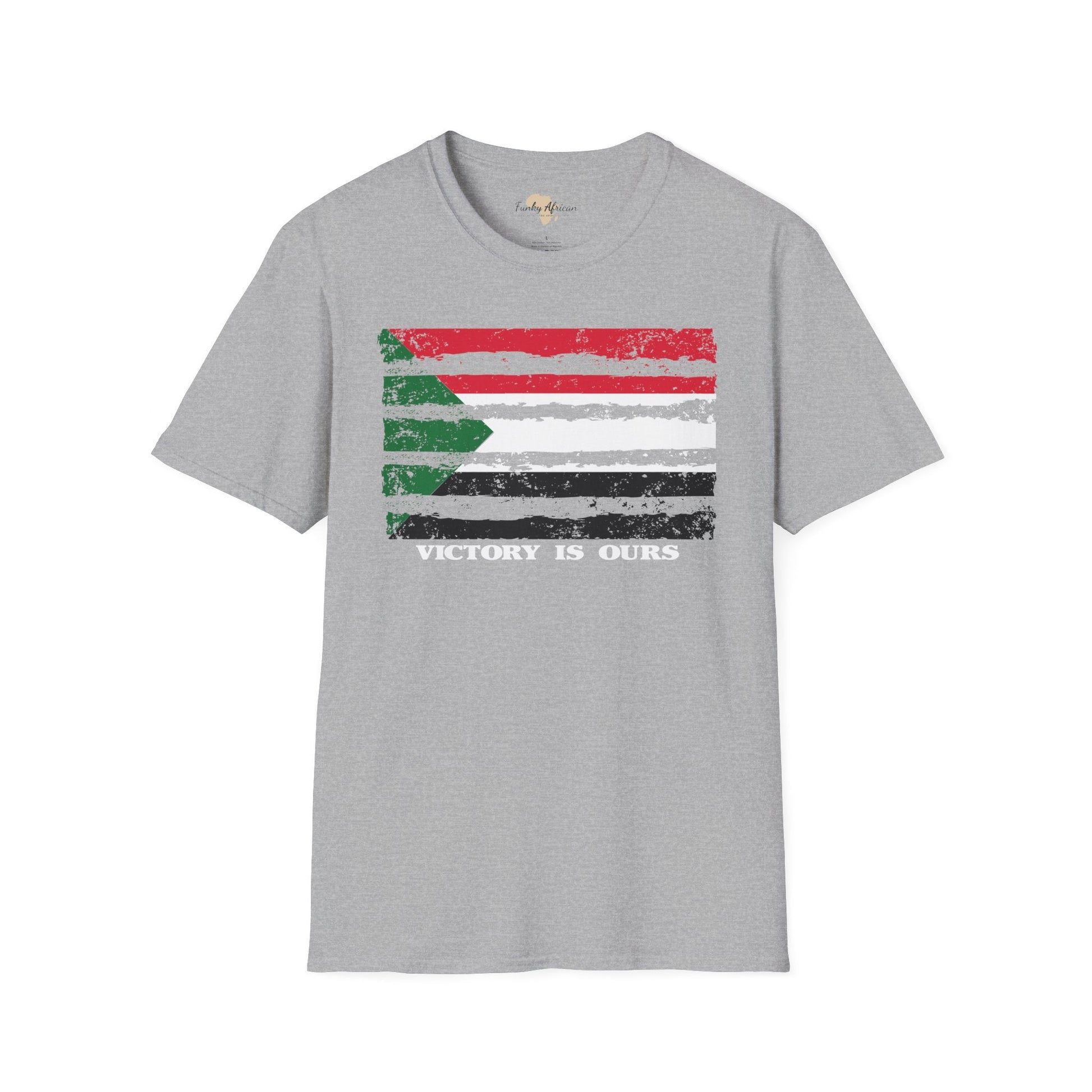 Sudan strip unisex softstyle tee Funky African