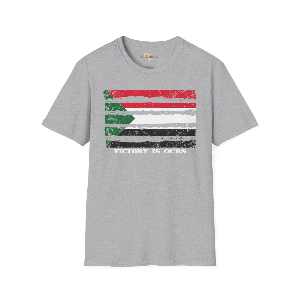 Sudan strip unisex softstyle tee Funky African