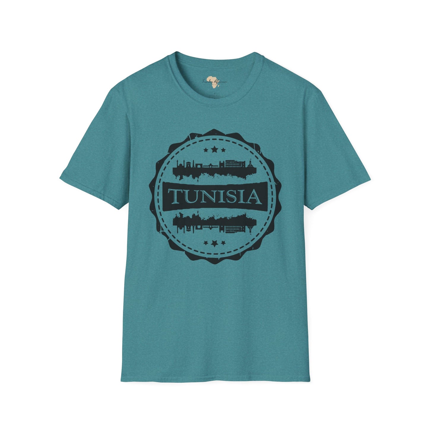 Tunisia Stamp unisex tee