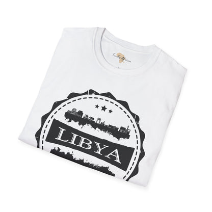 Libya Stamp unisex tee