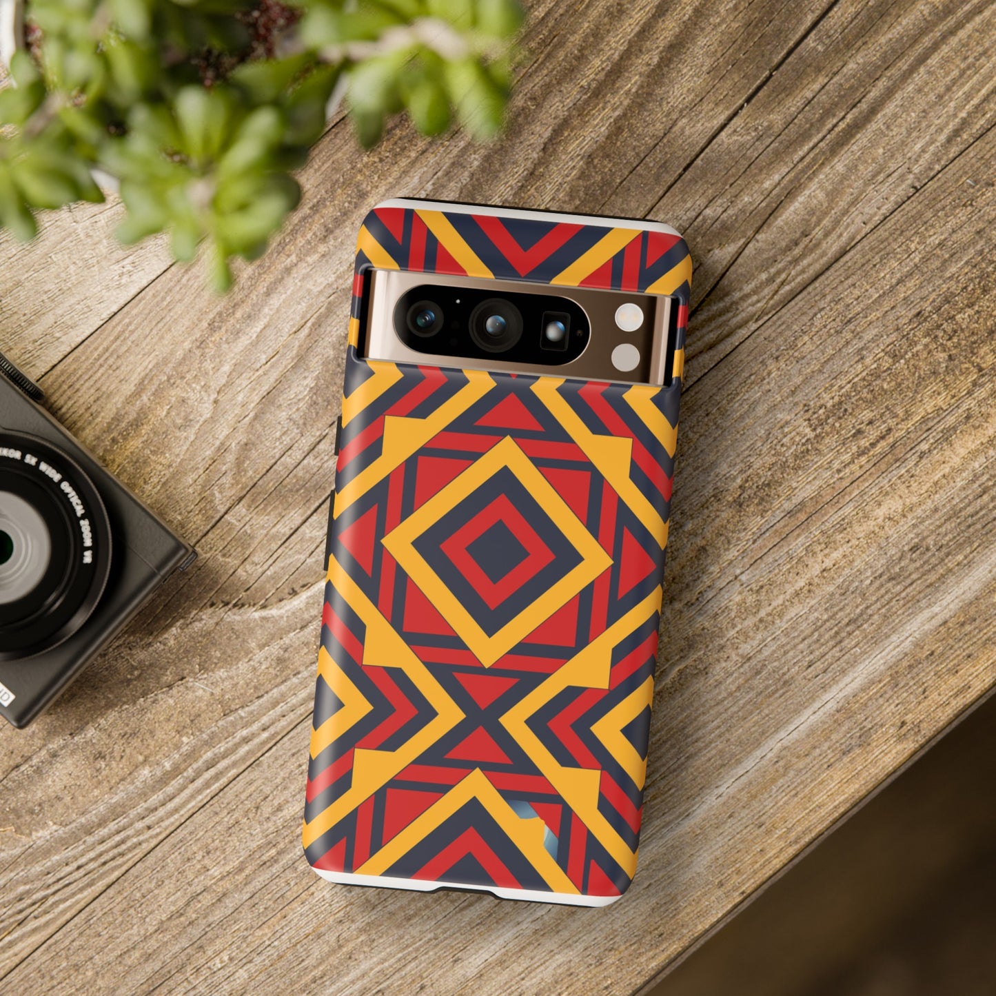 African Print Google Pixel Tough Cases