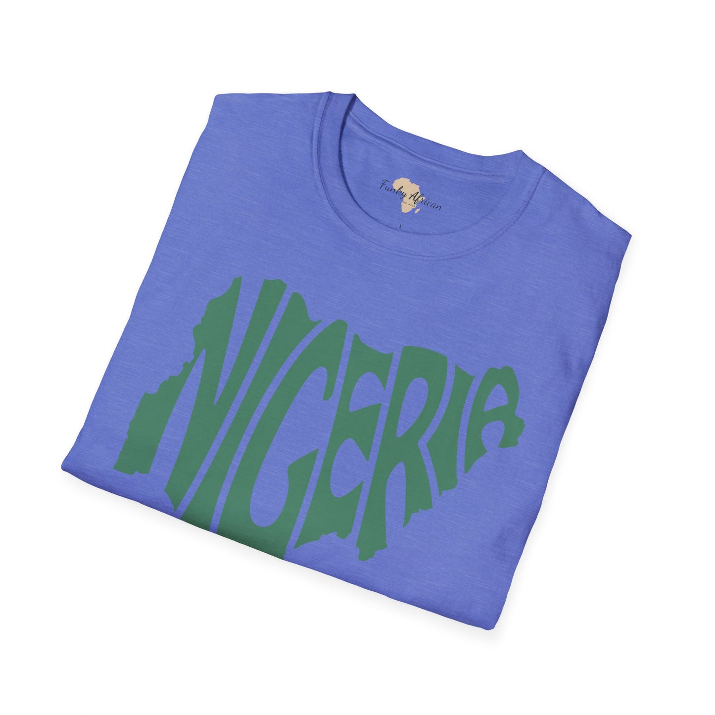 Nigeria cut unisex softstyle tee